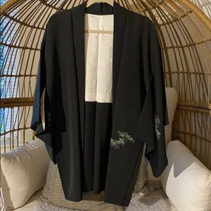 Genuine Japanese Kimono With Silk and Embroidery